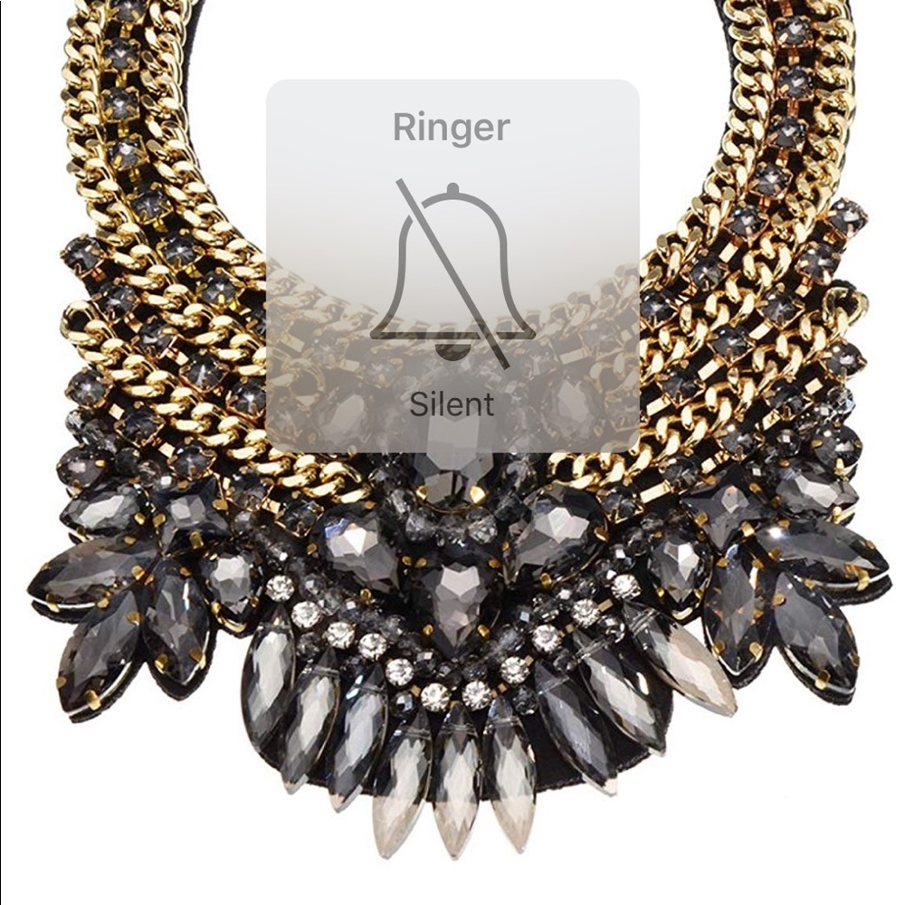 Crystal Rhinestone Collar Statement Necklace - image 5